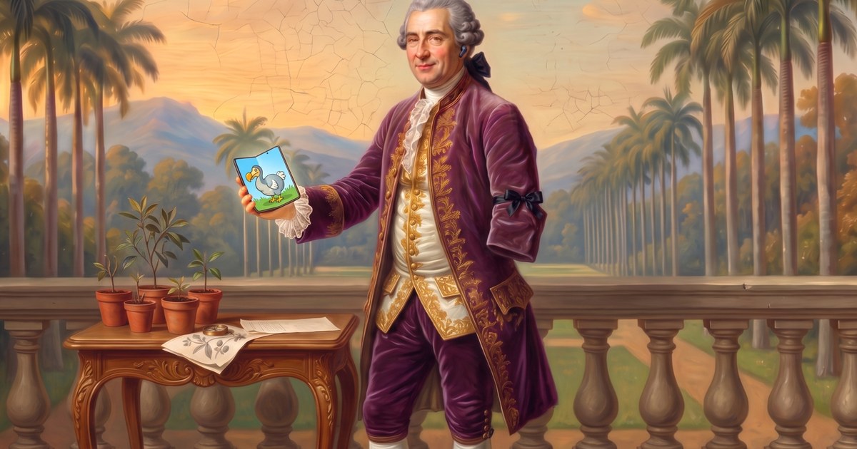 The Bourbon Digital demo &mdash; a phone distributor where Pierre Poivre&rsquo;s portrait fills the screen as you scroll